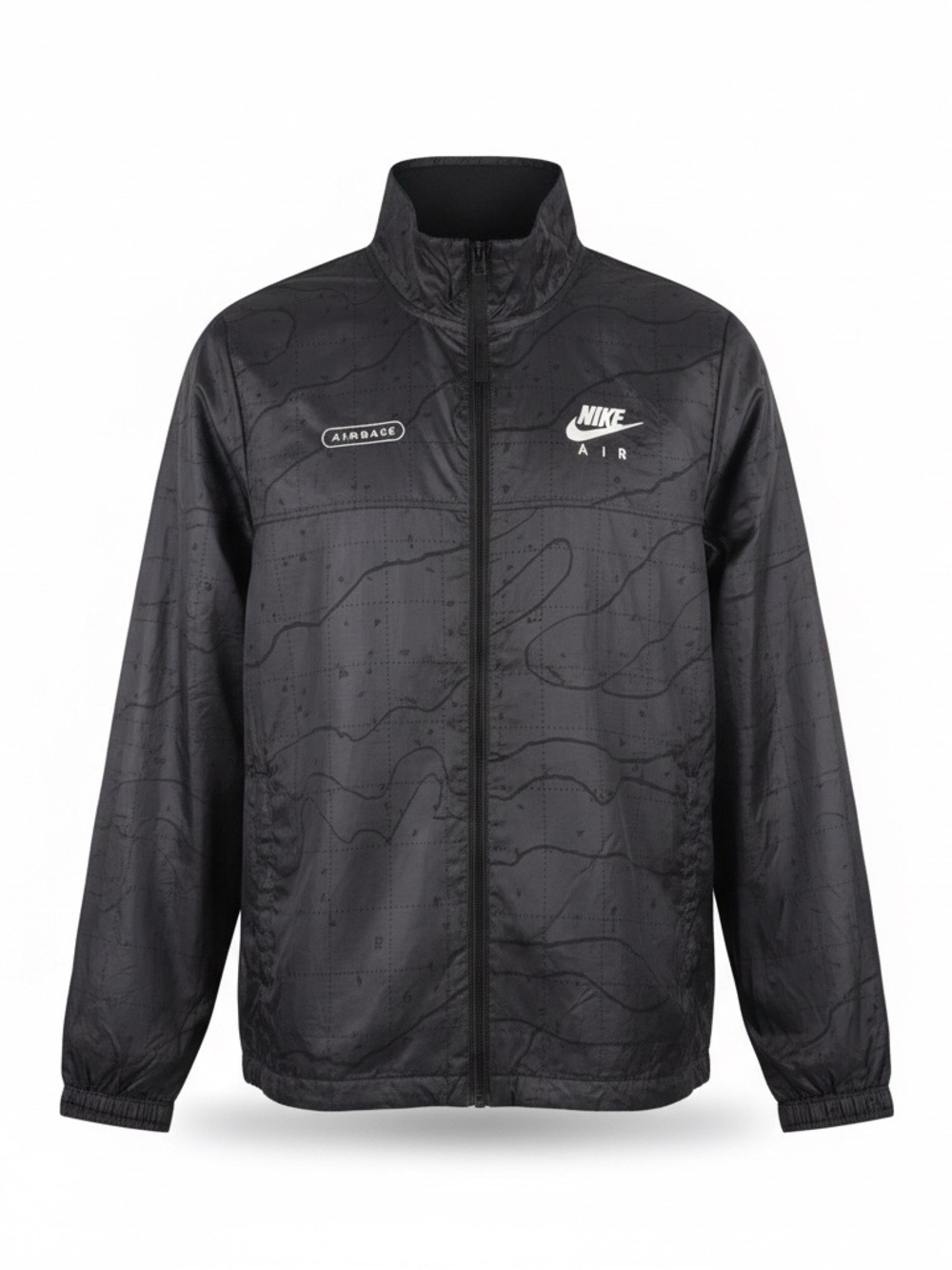 Nike Air Black Lightweight Full Zip-Up Windbreaker Men’s
